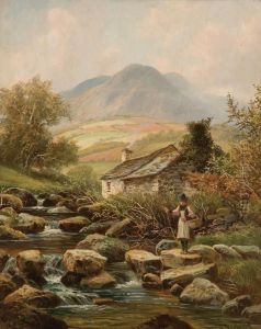 Crossing The Stream by Albert Dunnington