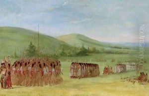 Ball-Play Dance by George Catlin