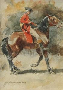 Rider On Horseback by John Ward Dunsmore