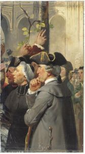 A Group Of Spectators - A Fragment by John Ward Dunsmore