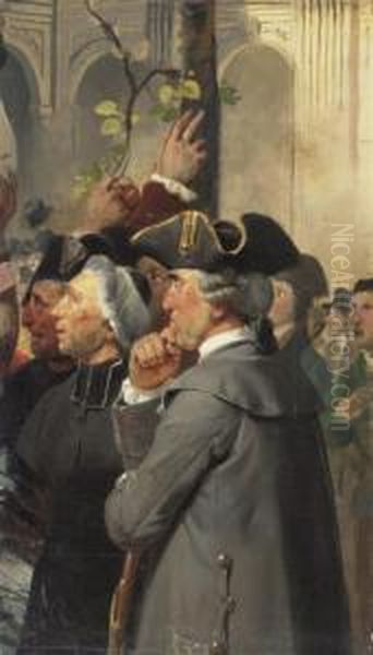 A Group Of Spectators; A Fragment - view 1