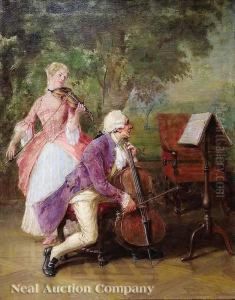 Cello Sonate With Violin Accompaniment