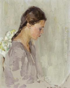 Portrait Of Vivian E. Dunton by W. Herbert Dunton
