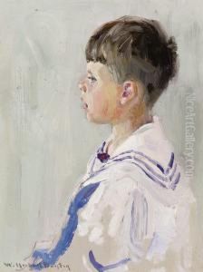 Portrait Of Ivan H. Dunton (side View) by W. Herbert Dunton