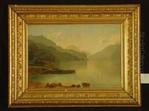 Gebirgssee by Johannes-Bertholomaus Dutntze