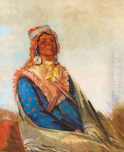 Hól-te-mál-te-téz-te-néek-ee, Sam Perryman by George Catlin