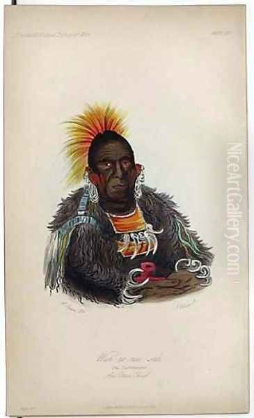 Wah ro nee sah, An Ottoe Chief - view 1