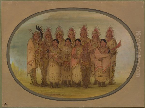 Iowa Indians Who Visited London and Paris - view 1