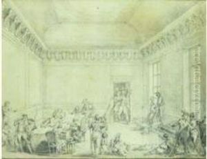 Robespierre Amene Blesse, Dans
L'antichambre Du Comite De Salut Public, 28 Juillet 1794, 10 Thermidor
An Ii De La Republique by Jean Duplessi-Bertaux