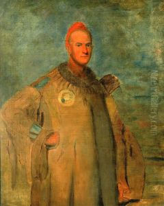 Theodore Burr Catlin, in Indian Costume by George Catlin