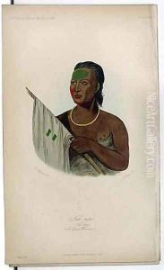Nah-pope, A Sauk Warrior by George Catlin