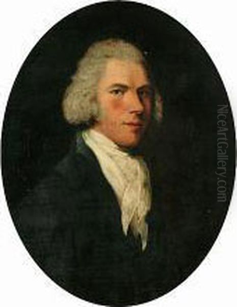 Circle Of Portrait Of A 
Gentleman, Bust Length, Thought To Be Mr Mclean, And Another, Thought To
 Be Lady Mclean, (possibly By A Different Hand), A Pair, Ovals - view 1