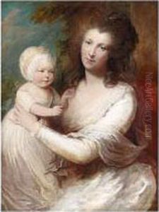 Portrait Of Lady Baillie by Dupont Gainsborough