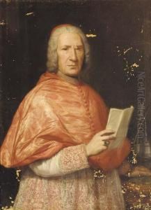 Portrait Of A Cardinal by Domenico Dupra