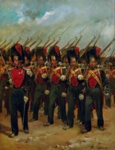 French Soldiers Marching