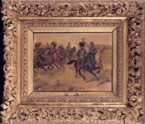 Scene Militaire by Henri-Louis Dupray