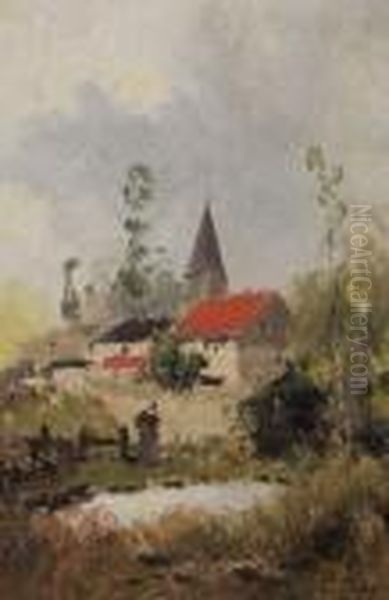 Paysanne Pres D'une Marre - view 1