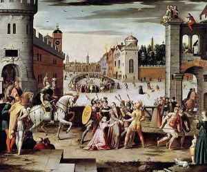 The Arrest and Supplication of Sir Thomas More (1478-1535) by Antoine Caron