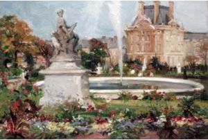 Le Jardin Des Tuileries by Paul Michel Dupuy