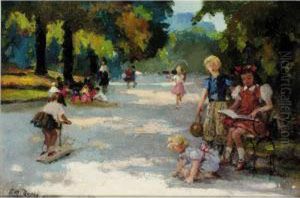 Parc Monceau by Paul Michel Dupuy