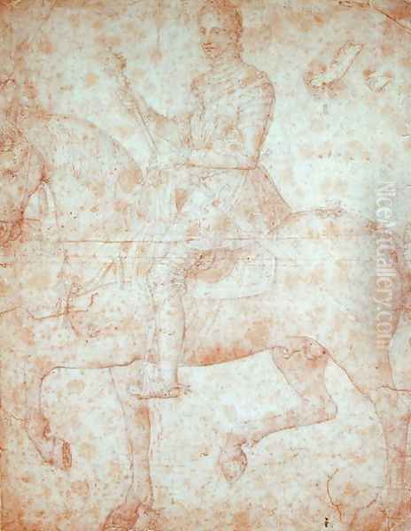 Equestrian Portrait of Charles IX (1550-74) - view 1