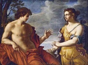 Apollo and the Cumaean Sibyl by Giovanni Domenico Cerrini