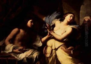 Joseph with Potiphar's Wife by Giovanni Domenico Cerrini