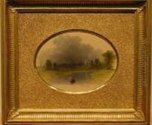 Boating On The Fourth Of July by Asher Brown Durand