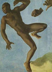 Study of a Nude Negro, 1838 by Theodore Chasseriau