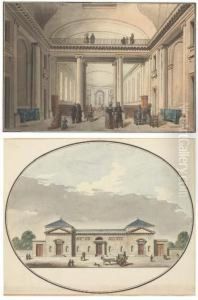 Avec Inscription 'eglise Du St Esprit' Sur Le Montage by Jean Nicolas Louis Durand