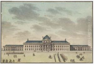 Inscrit '2e Vue De L'ecole Militaire'