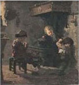 Jeunes Enfants Dans La Cuisine