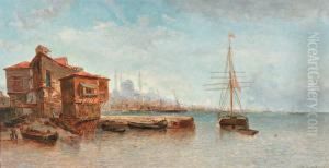 Vue D'istambul by Jean Baptiste Henri Durand-Brager