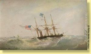 Cargo Par Gros Temps by Jean Baptiste Henri Durand-Brager