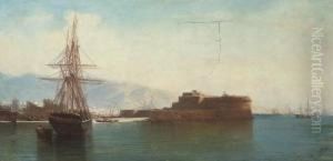 Traders Anchored Off A North African Port