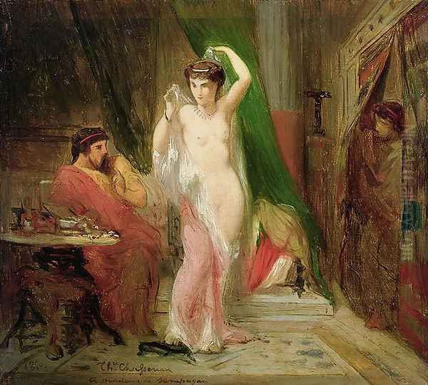 Candaule, King of Lydia, Showing the Beauty of his Queen to his Confidant Gyges, 1850 - view 1