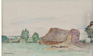  Paysage Aux Meules De Foin 
