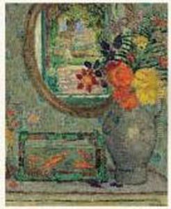 Les Poissons Rouges by Eugene Antoine Durenne