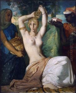 The Toilet of Esther, 1841 by Theodore Chasseriau