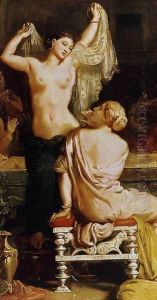 The Tepidarium (detail) 1853 by Theodore Chasseriau