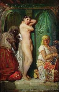 The Bath in the Harem, 1849 by Theodore Chasseriau