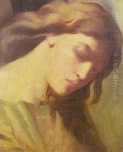 An Angel, study for the Mount of Olives, 1840 by Theodore Chasseriau