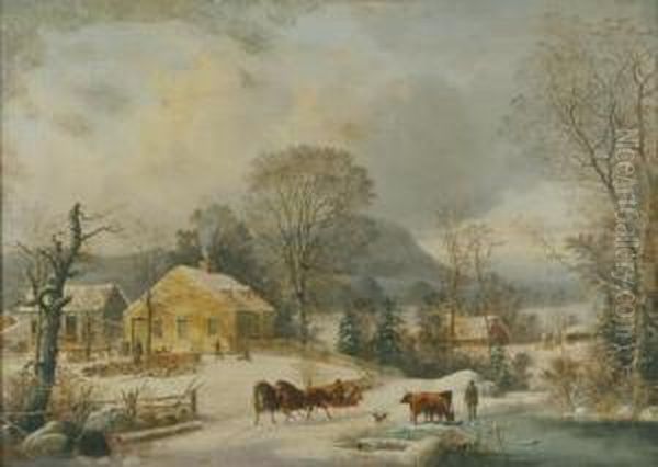 Ketcham Farm In Winter, New Haven - view 1