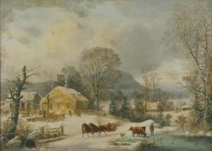 Ketcham Farm In Winter, New Haven