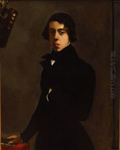 Self Portrait, 1835 by Theodore Chasseriau
