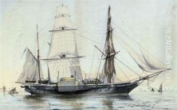 The Paddle-sloop H.m.s. - view 1
