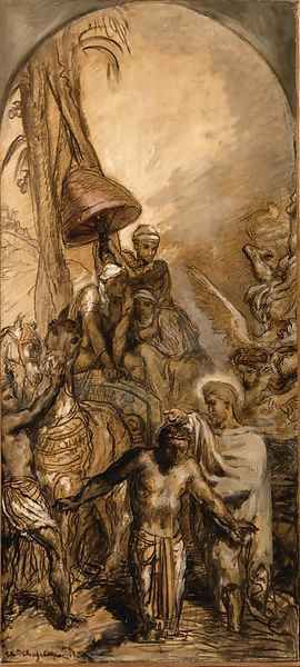 Saint Philip baptizing the Eunuch of the Queen of Ethiopia - view 1