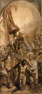 Saint Philip baptizing the Eunuch of the Queen of Ethiopia