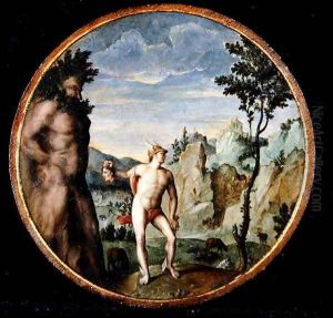 Perseus Turning Atlas to Stone by Gillis Congnet