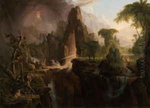 Expulsion from the Garden of Eden, 1828 by Thomas Cole